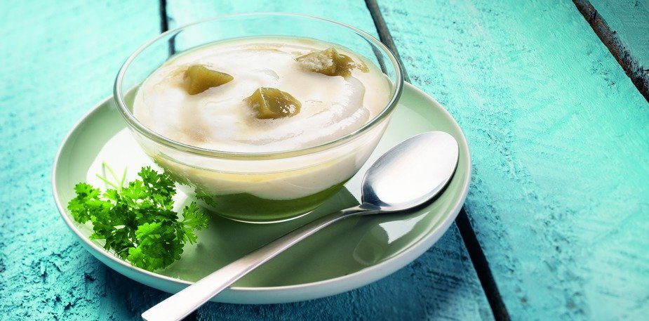 Aile de raie, jus de citron et câpres gélifiés, purée de haricots verts aux algues marines ( Texture modifiée ) – Recette