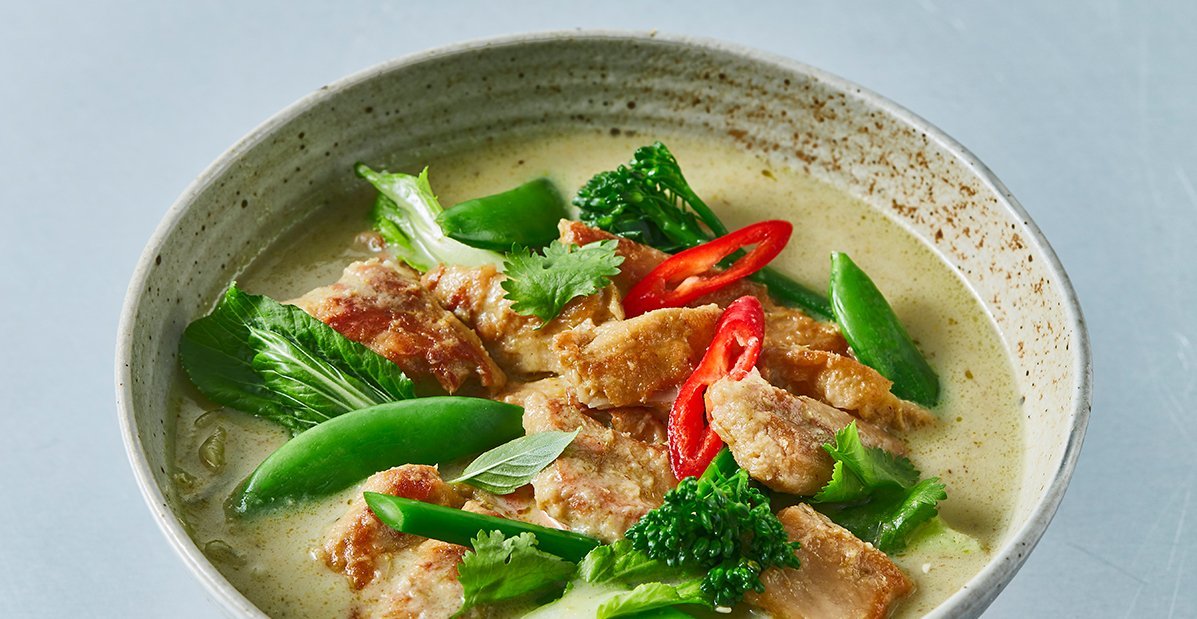 Curry vert thaï végétarien – Recette