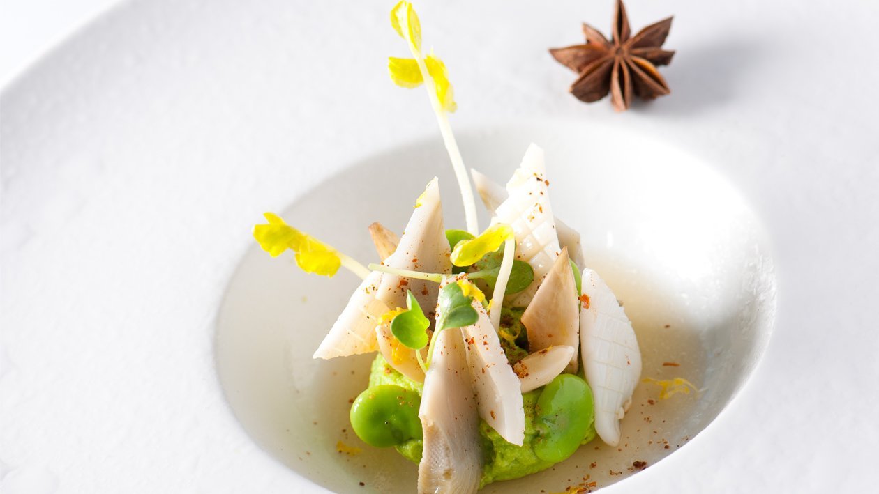 Printanière de calamars à l'anis par Bruno Oger** – Recette